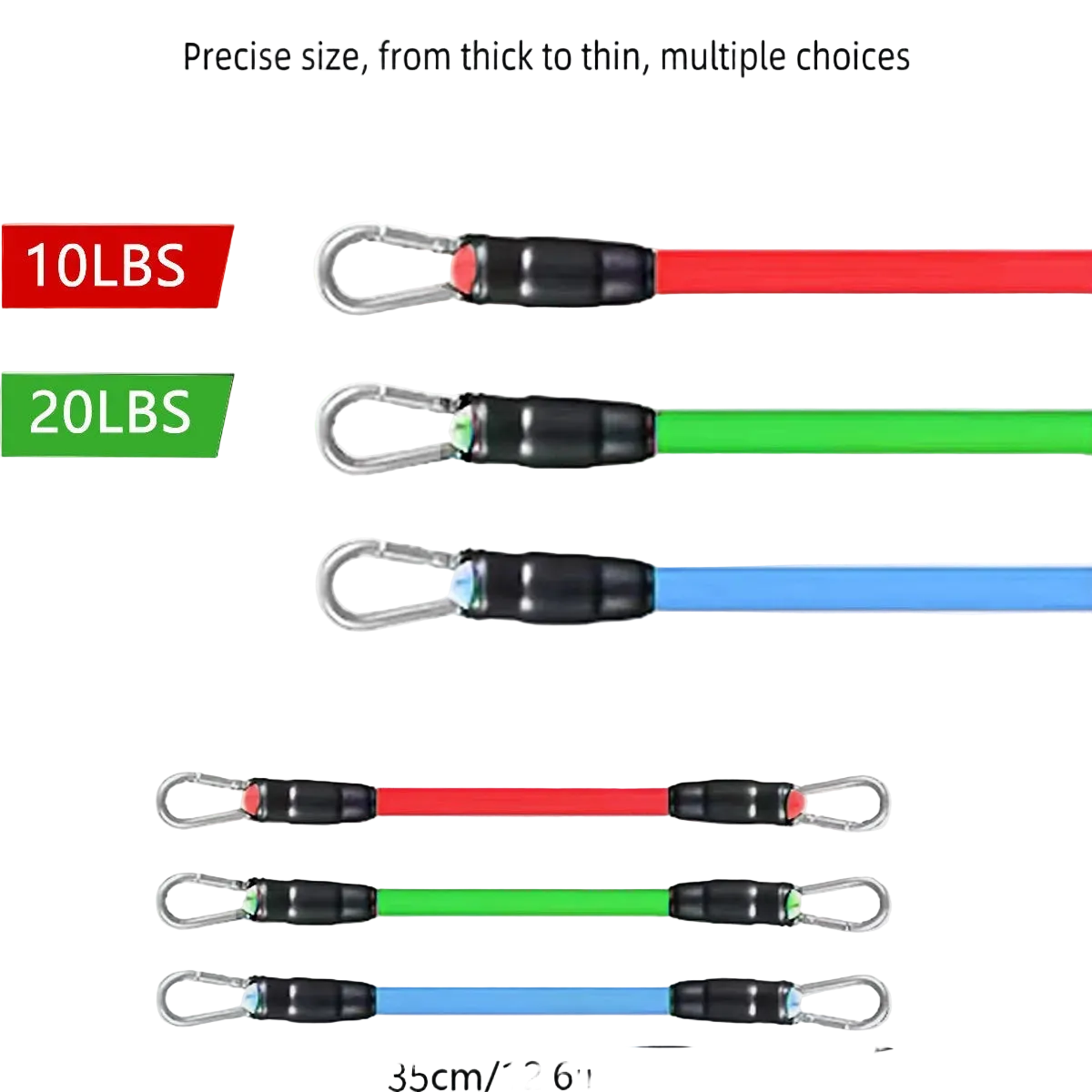 Ankle Resistance Bands with Cuffs