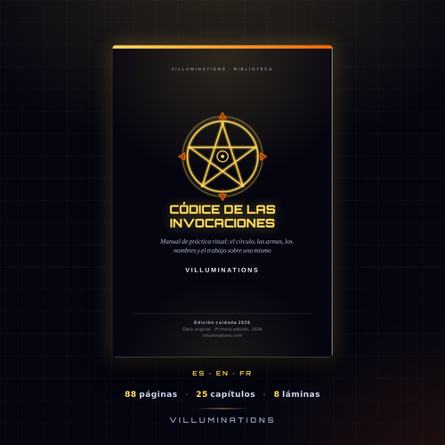 Cubierta del Códice de las Invocaciones, libro en PDF de VILLUMINATIONS