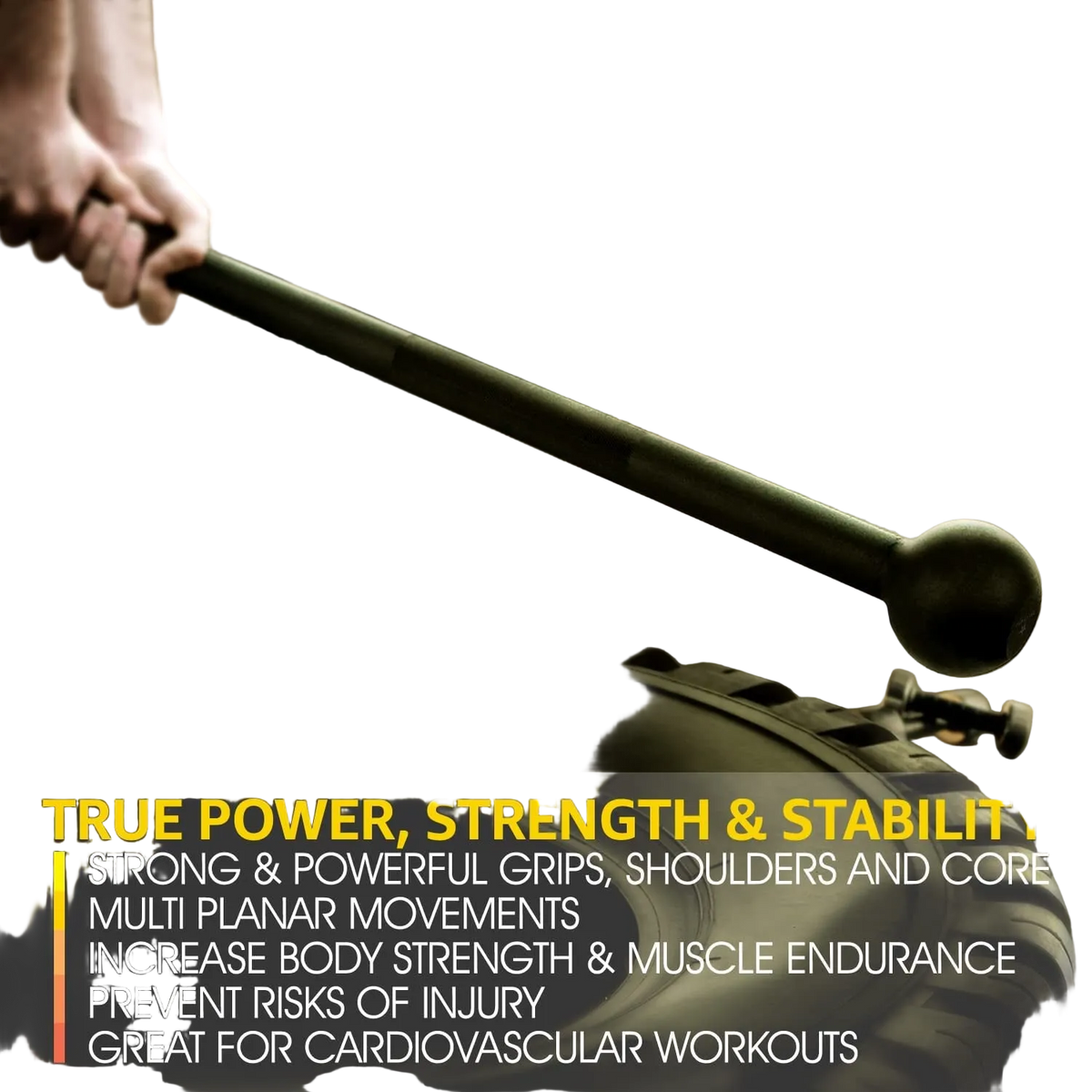 Steel Mace Bell for Strength Training
