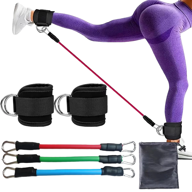 Ankle Resistance Bands with Cuffs