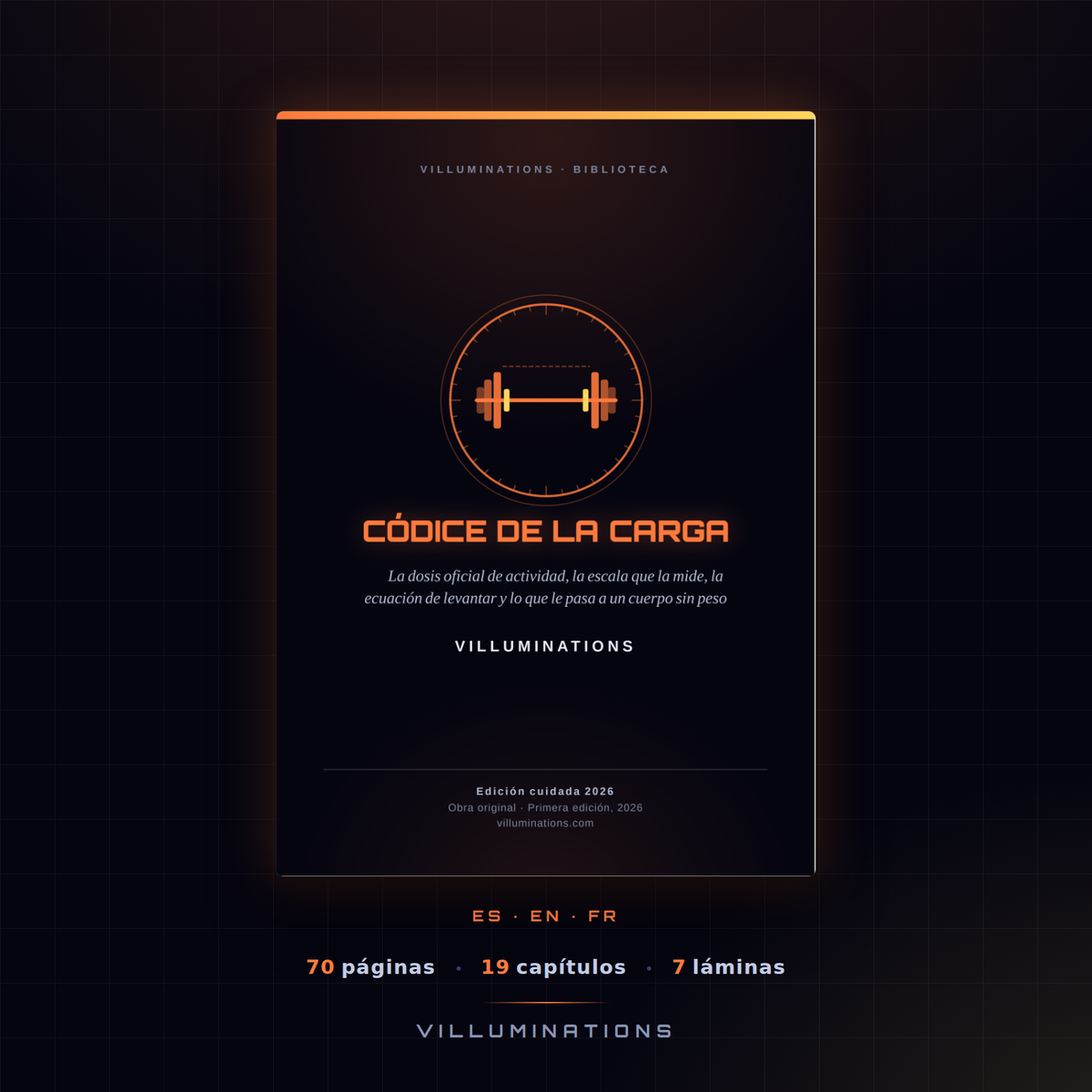 Cubierta del Códice de la Carga, libro en PDF de VILLUMINATIONS