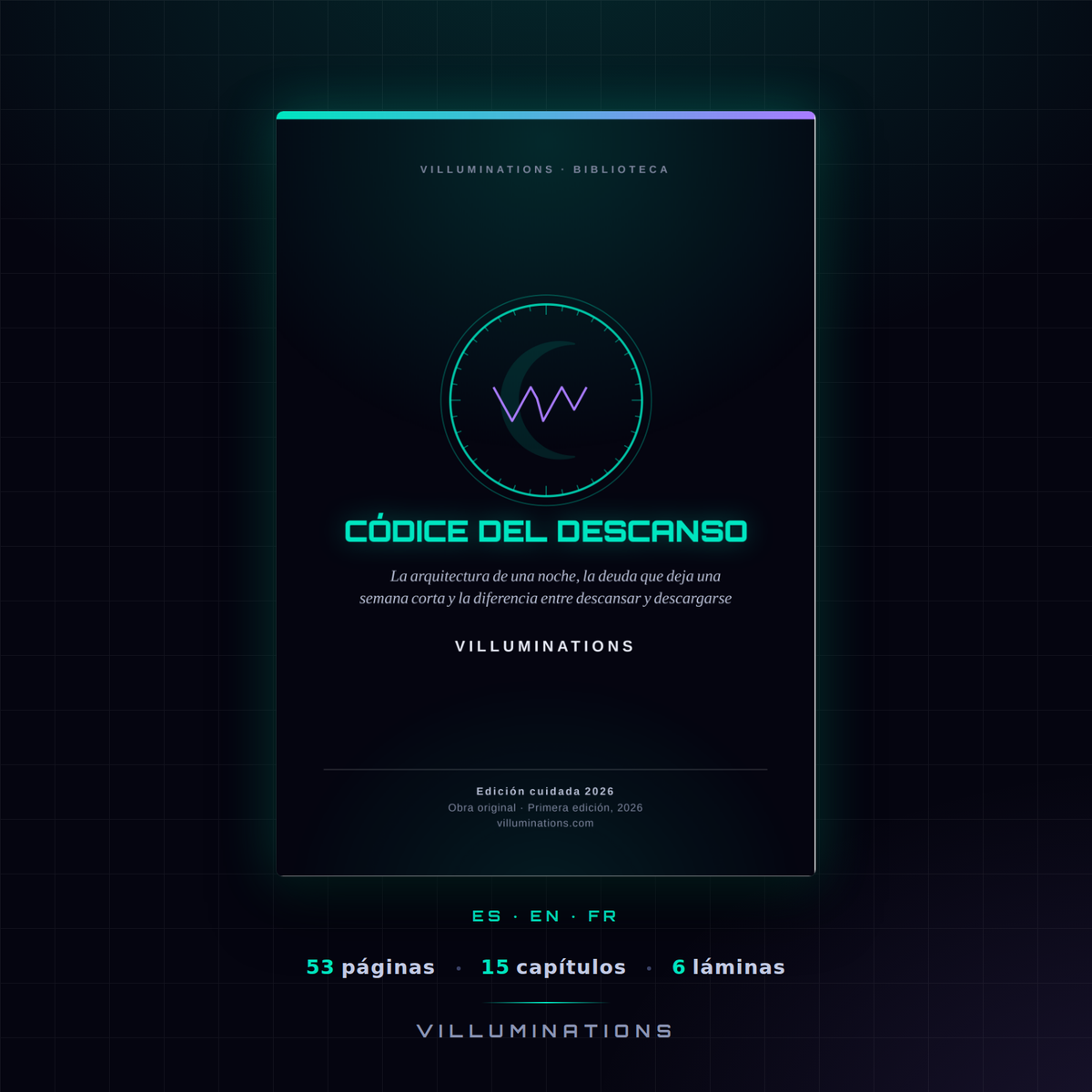 Cubierta del Códice del Descanso, libro en PDF de VILLUMINATIONS