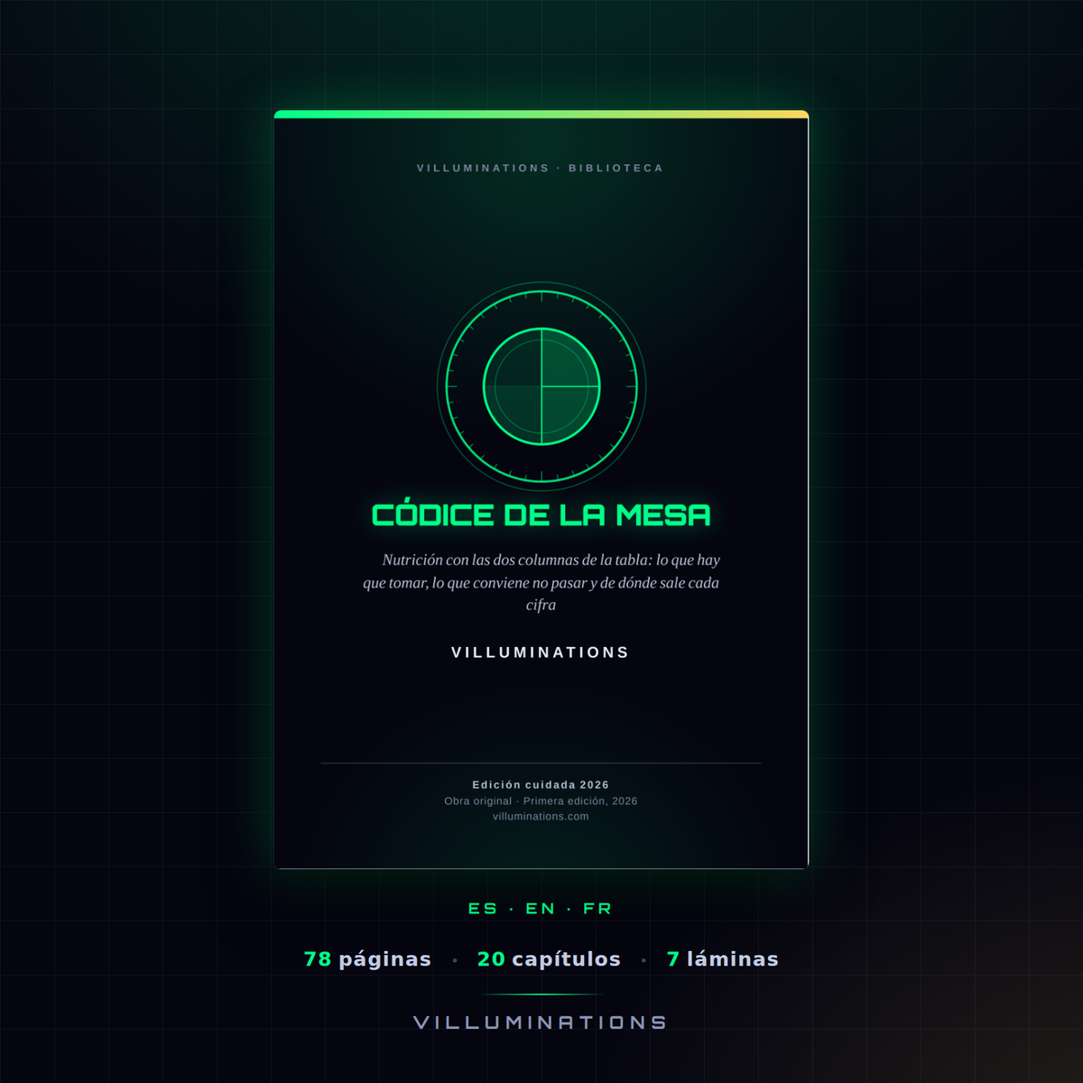 Cubierta del Códice de la Mesa, libro en PDF de VILLUMINATIONS